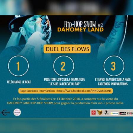 Le DUEL DES FLOWS du DAHOMEY LAND HIP-HOP SHOW est lancé