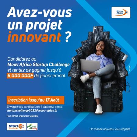 Tout ce qu’il faut savoir sur MOOV AFRICA STARTUP CHALLENGE lancé par le réseau leader Moov Africa