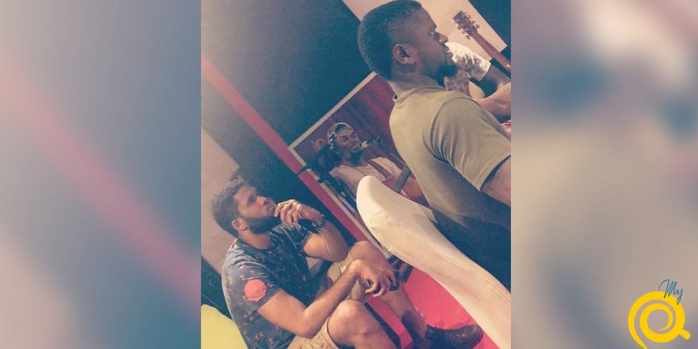Jupiter Davibe en studio avec Bebi Philip pour son prochain album