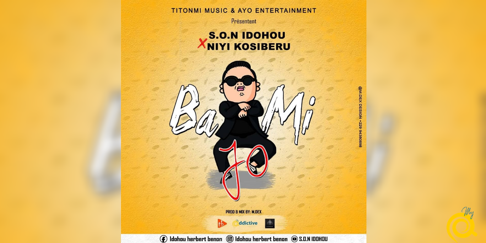 «Ba Mi Jo», le nouveau single de S.O.N Idohou en feat avec Niyi Kosiberu